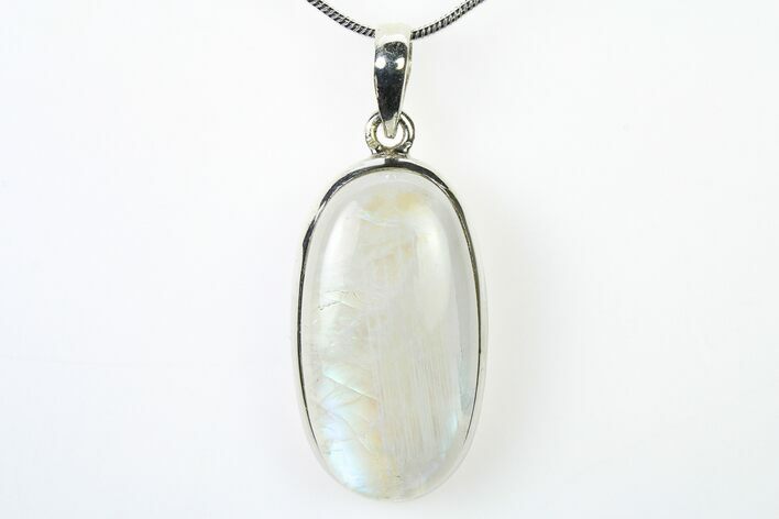 Adularescent Moonstone Pendant (Necklace) - Sterling Silver #321640